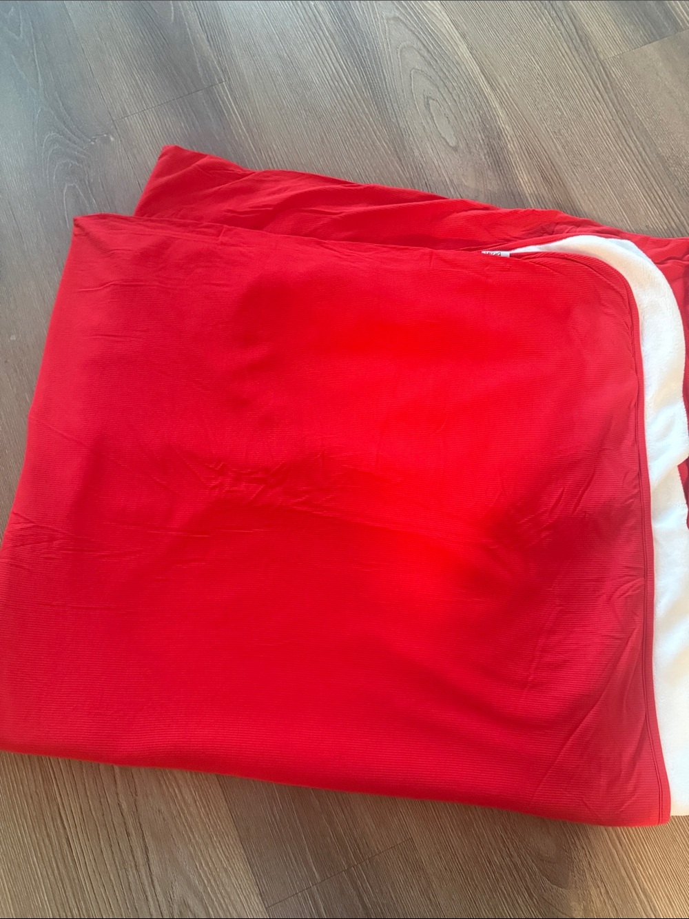 NWOT Birdie Bean red plush blanket